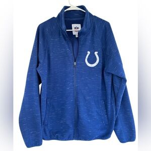NFL Unisex Indianapolis Colts Zip Jacket Size Large